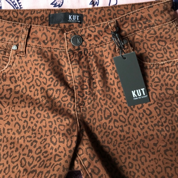 Kut from the Kloth Pants - NWOT Kut Form The Kloth | animal print shorts